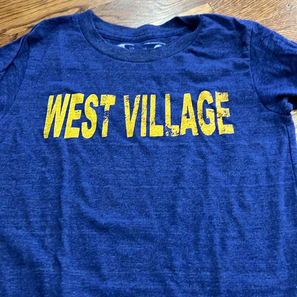 west village distressed t shirt